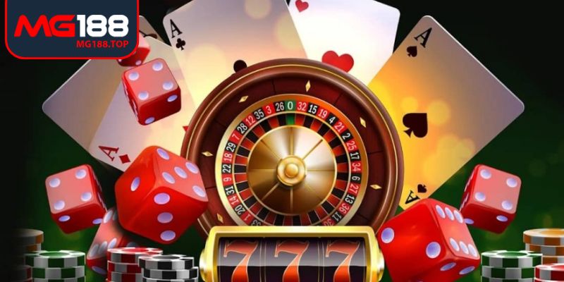Không gian sảnh EBET Mg188 mô phỏng casino cao cấp